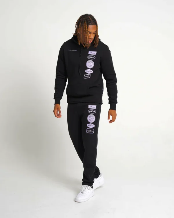 Black Lilac 2.0 Mercier Badge Hoodie