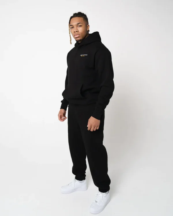 Black Product Of Mercier Hoodie Tracksuit