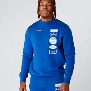 Cobalt Blue 2.0 Badge Crewneck