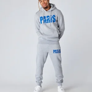 Grey Cobalt Paris Signature Mercier Tracksuit