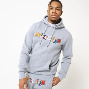 Grey Marl Anonymous Mercier Hoodie