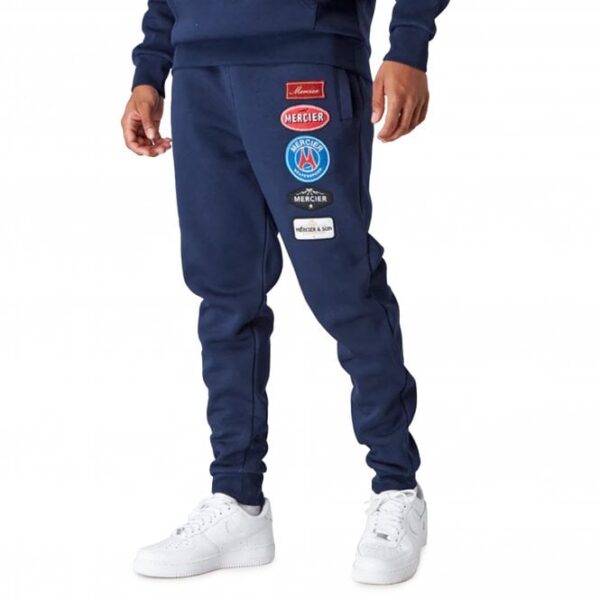 MERCIER Hybrid Paris Badge Logo Overhead Hood Tracksuit Set