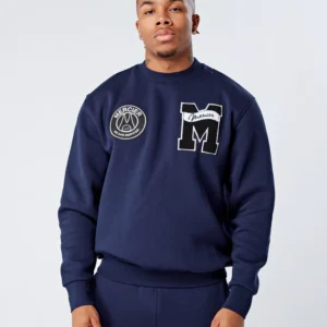 Navy Academy Relaxed Mercier Sweat