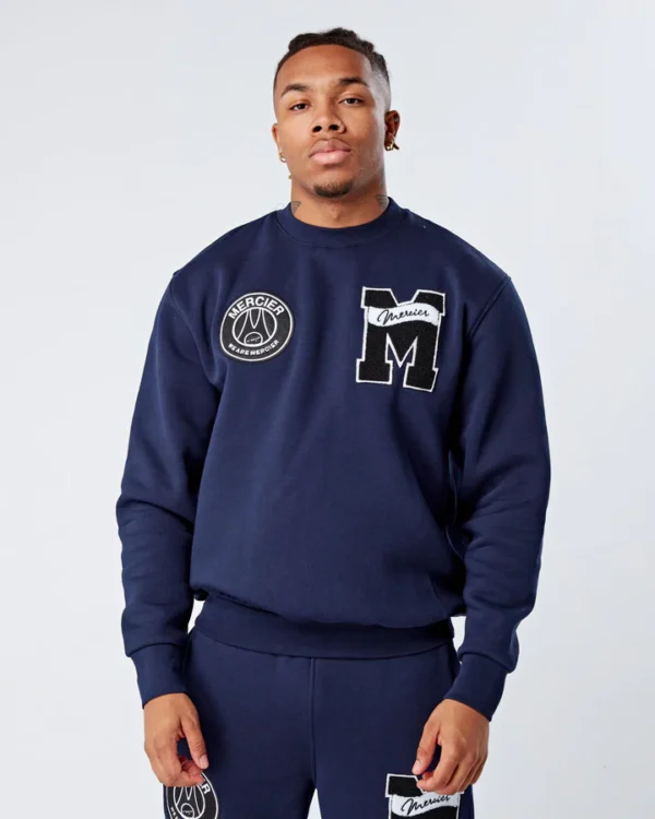 Navy Academy Relaxed Mercier Sweat