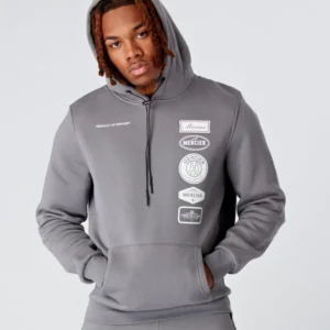 Steel Grey Badge 2.0 Hoodie