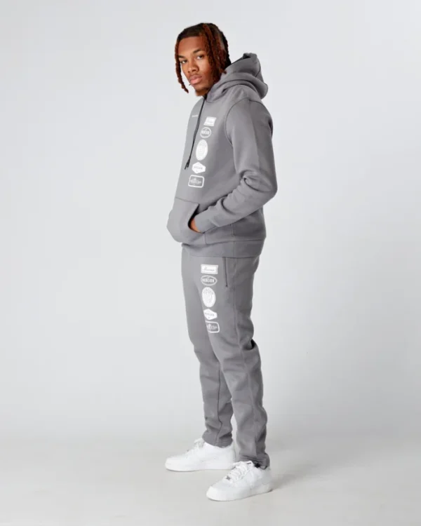 Steel Grey Badge 2.0 Hoodie